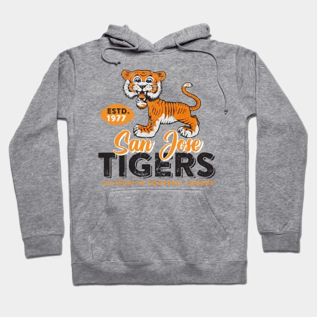 San Jose Tigers Hoodie by MindsparkCreative